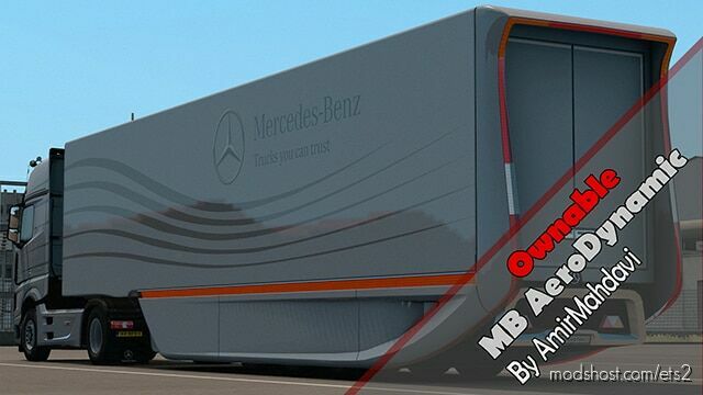 MB AeroDynamic Trailer by AM v1.6 1.45 for Euro Truck Simulator 2