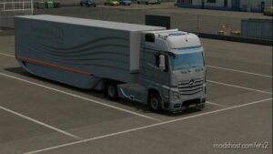 ETS2 Mod: MB AeroDynamic Trailer by AM v1.6 1.45 (Image #3)