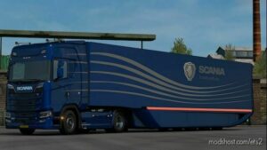 ETS2 Mod: MB AeroDynamic Trailer by AM v1.6 1.45 (Image #4)