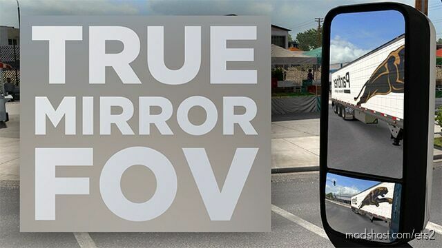 True Mirror FOV v2.3 for Euro Truck Simulator 2