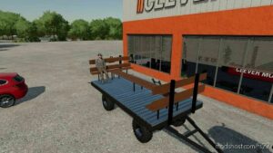 FS22 Kubota Trailer Mod: HAY Wagon With Seats (Image #3)