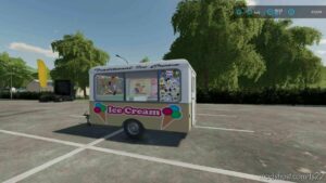 FS22 Mod: ICE Cream Trailer (Image #3)