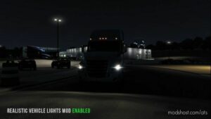 ATS Mod: Realistic Vehicle Lights Mod v7.2 1.45 (Image #3)