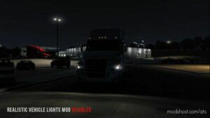 ATS Mod: Realistic Vehicle Lights Mod v7.2 1.45 (Image #4)