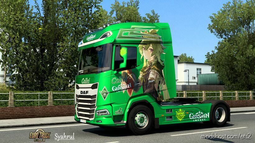 DAF XG & XG+ Collei – Genshin Impact Skin for Euro Truck Simulator 2