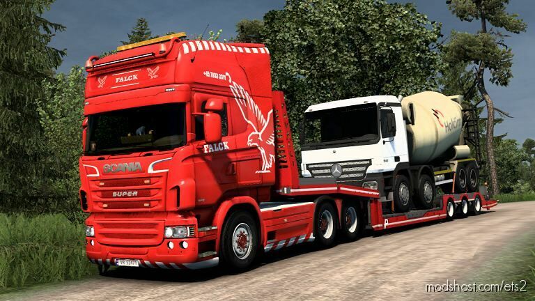 Scania RJL Falck Skin for Euro Truck Simulator 2