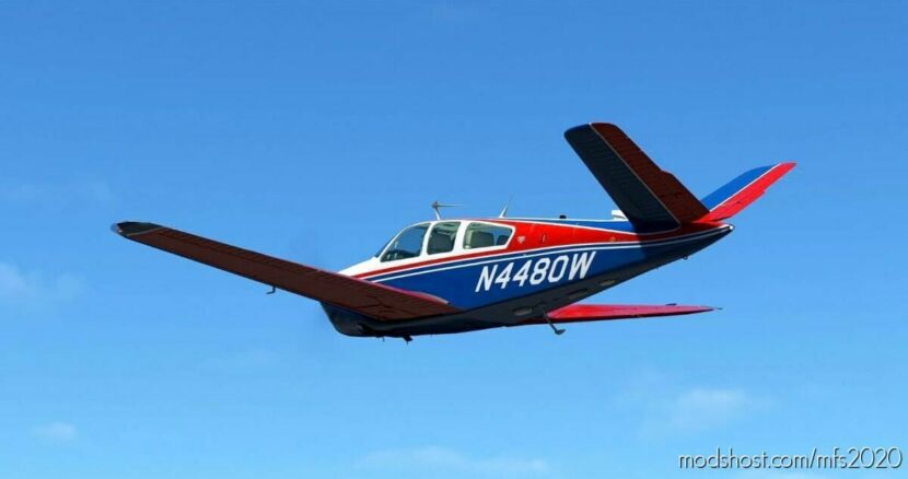 Beechcraft V35B N4480W for Microsoft Flight Simulator 2020