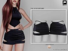 CUT OUT Outfit (Skirt) P130 for Sims 4