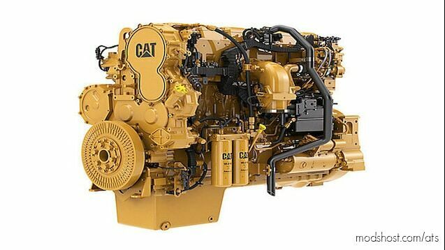 Caterpillar C18 engine for all trucks v2.0 for American Truck Simulator