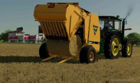 FS22 Trailer Mod: Vermeer 605N Round Baler (Image #6)