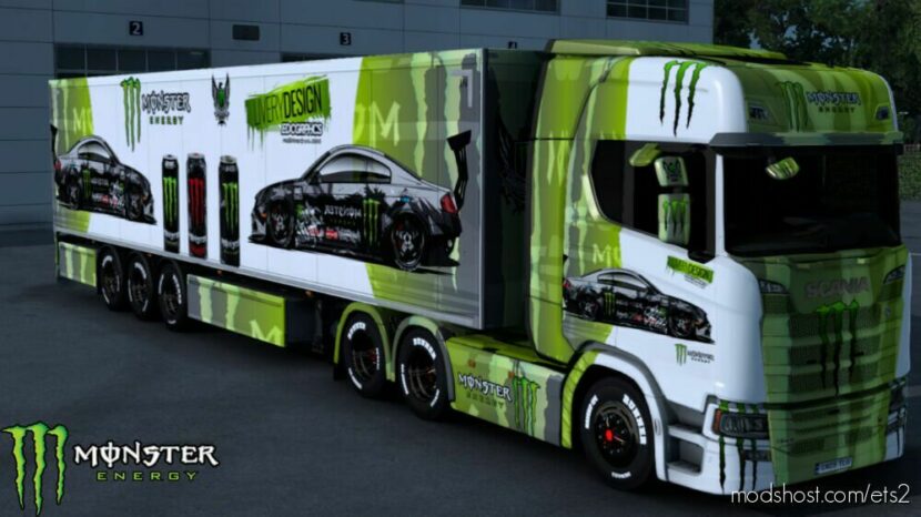 Monster Energy Skin for Euro Truck Simulator 2