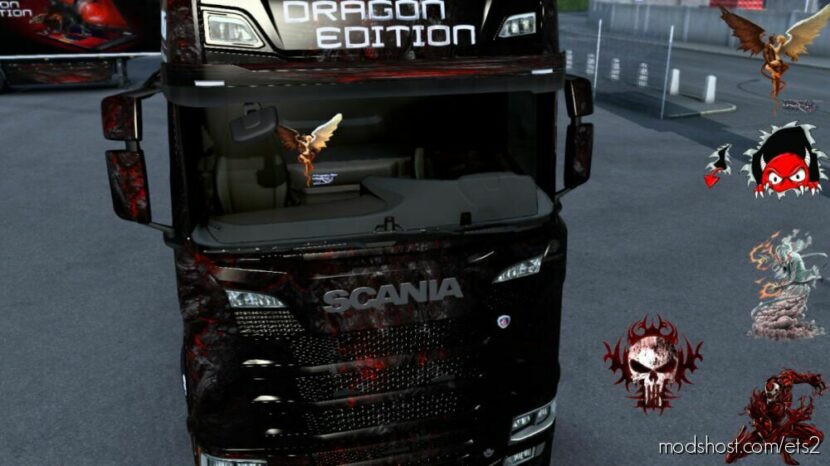 Scania Wind Stickers for Euro Truck Simulator 2