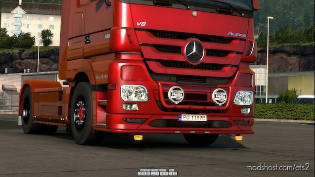 Kelsa Light Bars for MB Actros MP3 & MP4 v1.3 1.45 for Euro Truck Simulator 2