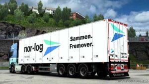 ETS2 Trailer Mod: Bussbygg Euromax v1.2 1.45 (Featured)