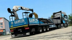 WFS Flat Trailer v1.1 1.45 for Euro Truck Simulator 2