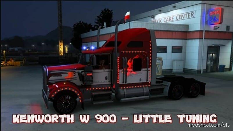 Kenworth W900 Little Tuning [1.45] for American Truck Simulator