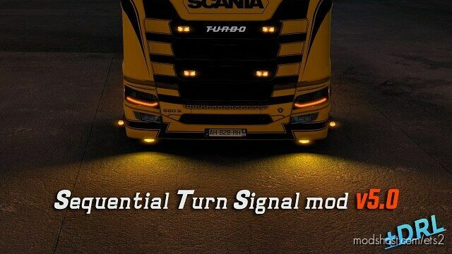 Sequential Signal for Scania NextGen v5.0 1.45 for Euro Truck Simulator 2