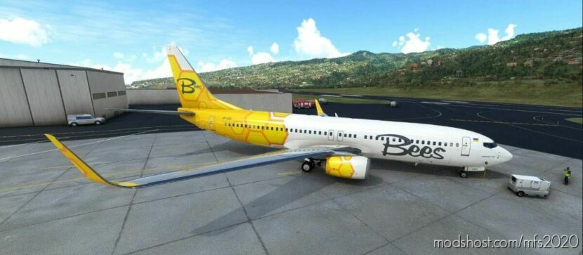 Pmdg 737-800 Bees Airline (Ur-Uba) for Microsoft Flight Simulator 2020