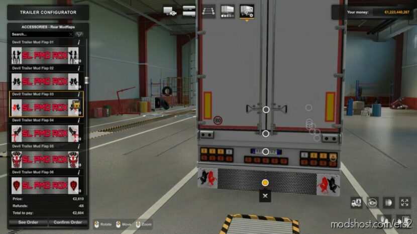 Devil Trailer MUD Flap Pack for Euro Truck Simulator 2