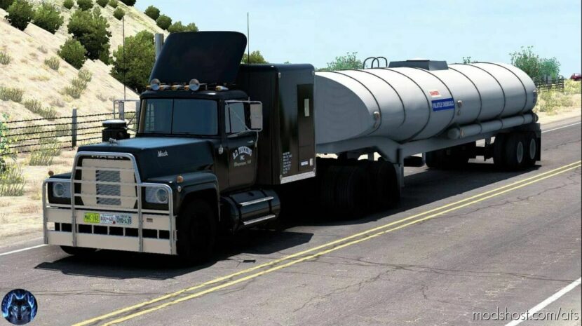 Mack RS700L & Fruehauf Tanker V1.2 for American Truck Simulator