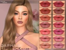 Daphne Lipstick N128 for Sims 4