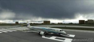 MSFS 2020 Embraer Livery Mod: 195 Aseman Airline (Image #2)