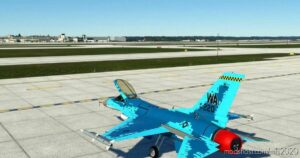 MSFS 2020 Livery Mod: F-16C Ghost (Image #2)