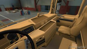 MAN TGX creme gold interior for Euro Truck Simulator 2