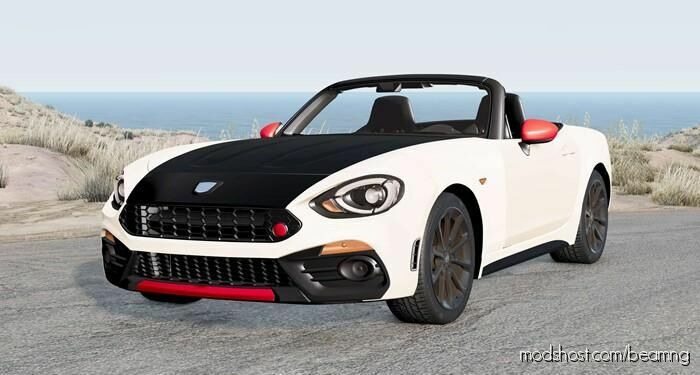 BeamNG Car Mod: Abarth 124 Spider (348) 2017 (Featured)