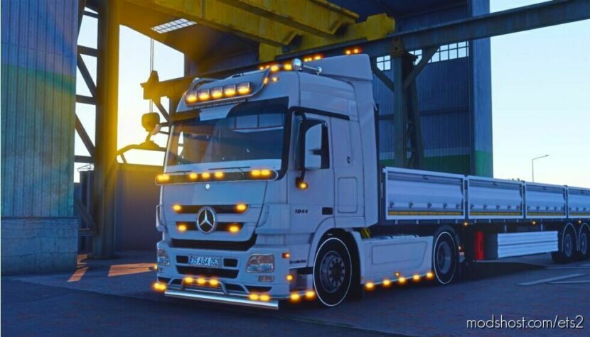 MB Actros MP3 Edit by Yunus v1.0 1.45 for Euro Truck Simulator 2