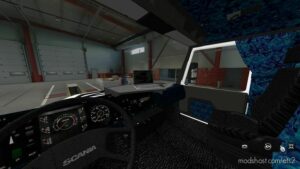 Scania 2 Series Blue Plush Interior for Euro Truck Simulator 2