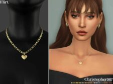 Flirt Necklace for Sims 4