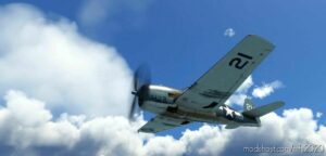 MSFS 2020 Livery Mod: Grumman F6F-5 Hellcat US Navy VF-1 #21 (Image #3)