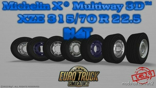 Michelin X Multiway3D Addon v1.45.2.9 for Euro Truck Simulator 2