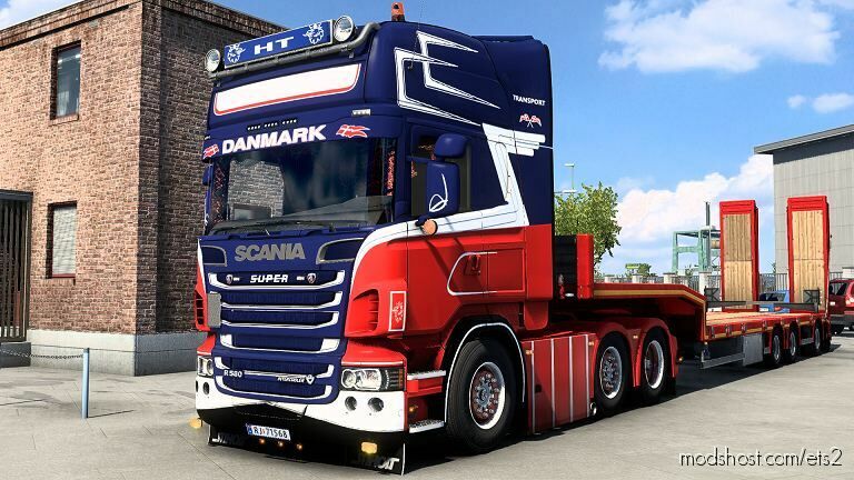 Scania Fred EX Bjarne Nielsen Skin V2.0 for Euro Truck Simulator 2