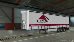 Ceva Logistics Trailer Scsbox for Euro Truck Simulator 2