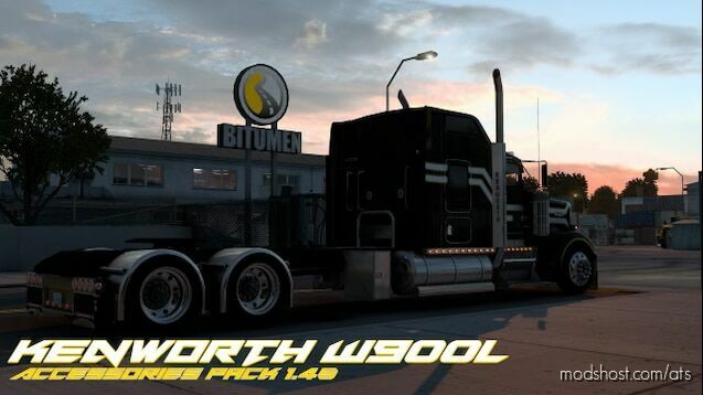 Kenworth W900L Accessories Pack v1.0 1.45 for American Truck Simulator