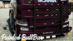 Painted Bull Bar v1.45 for Euro Truck Simulator 2