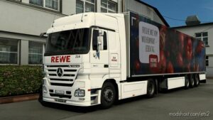 Mercedes Actros MP2 Rewe Combo Skin V2.0 for Euro Truck Simulator 2