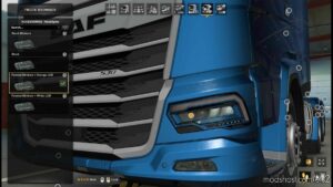 ETS2 Part Mod: Sequential Turn Signal DAF XG 2021 v1.1 1.45 (Image #2)