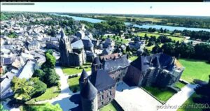 Meung-Sur-Loire City / Castle for Microsoft Flight Simulator 2020