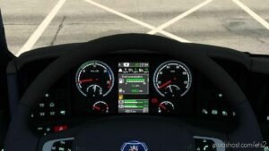 ETS2 Interior Mod: Scania RS 2009 Improved Dashboard v1.1 1.45 (Image #3)