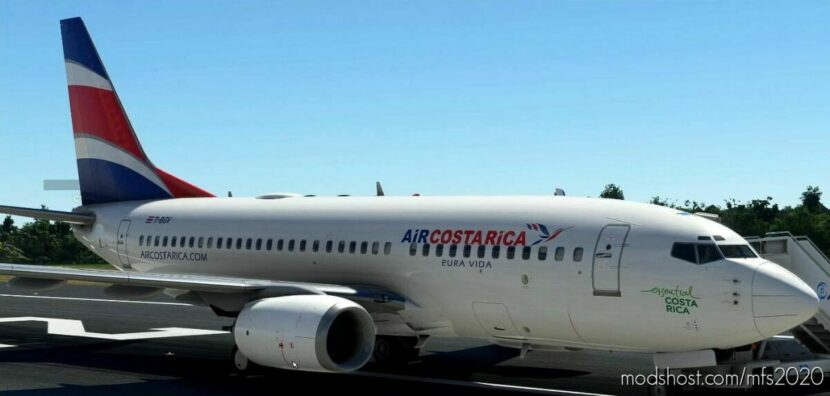 AIR Costa Rica Pmdg 737-700 Livery (Not-Mirrored) Fictional for Microsoft Flight Simulator 2020