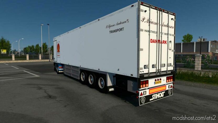 Custom Lamberet P.Bjarne Andersen Trailer v1.45 for Euro Truck Simulator 2