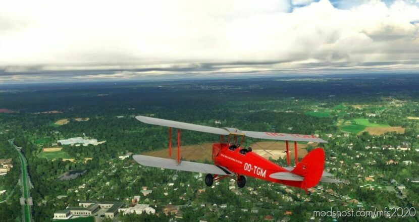DE Havilland DH-82 Tiger Moth Oo-Tgm for Microsoft Flight Simulator 2020