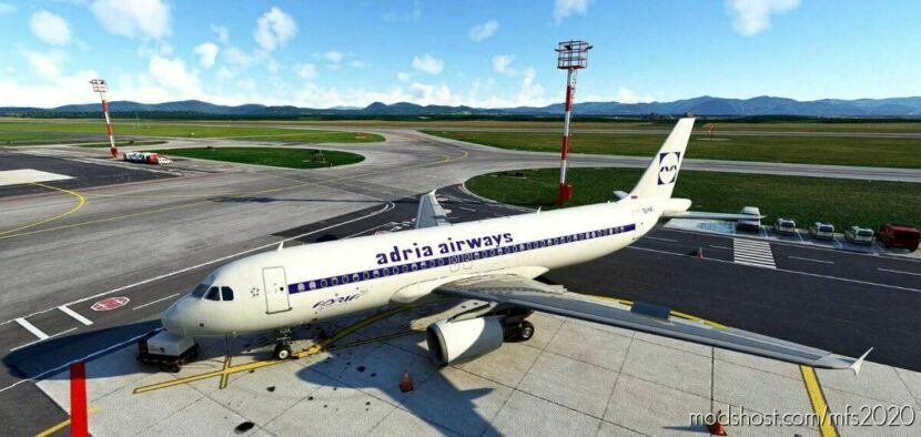 A320 Adria Airways S5-Aat 4K for Microsoft Flight Simulator 2020