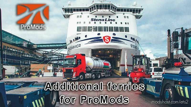 Additional Ferries For Promods for Euro Truck Simulator 2