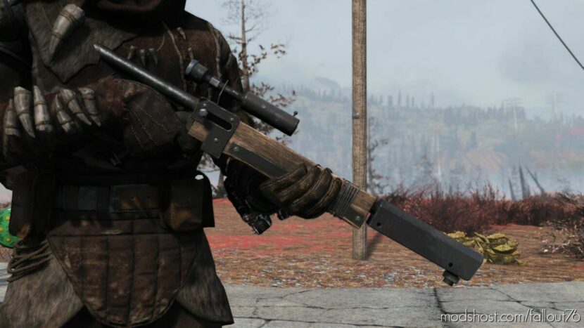 Tweaked Pipe Rifle Textures for Fallout 76
