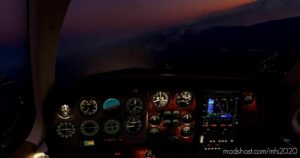 MSFS 2020 Cockpit Mod: Walnut Burl Panel For Carenado V35B Bonanza (Image #2)