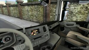 ETS2 Scania Mod: Next Generation – White / Beige Interior (Image #2)